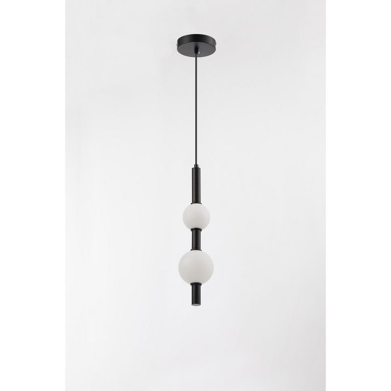 JUST HOME COLLECTION - Lámpara Colgante LED Esfera 10W Negro