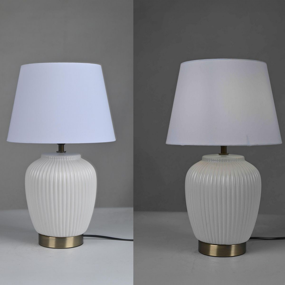 JUST HOME COLLECTION - Lámpara de Mesa Rosiers Beige