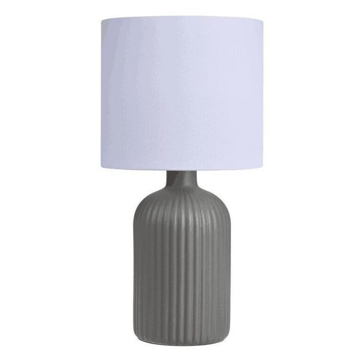 JUST HOME COLLECTION - Lámpara de Mesa Barres Gris