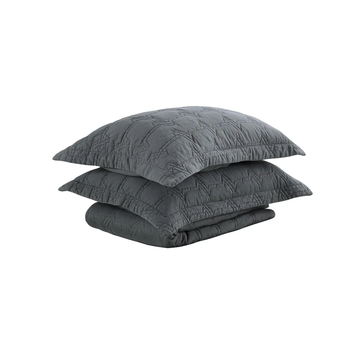 JUST HOME COLLECTION - Quilt Urbano Solid 1.5P Grafito