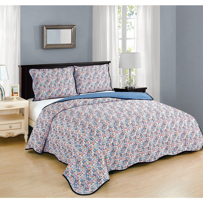 JUST HOME COLLECTION - Quilt Teen Girl Diseño 2 Plazas Multicolor