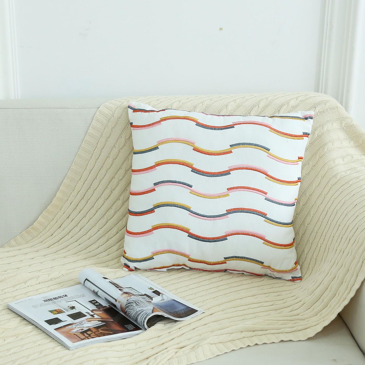 JUST HOME COLLECTION - Cojín Boho 50x50cm Multicolor