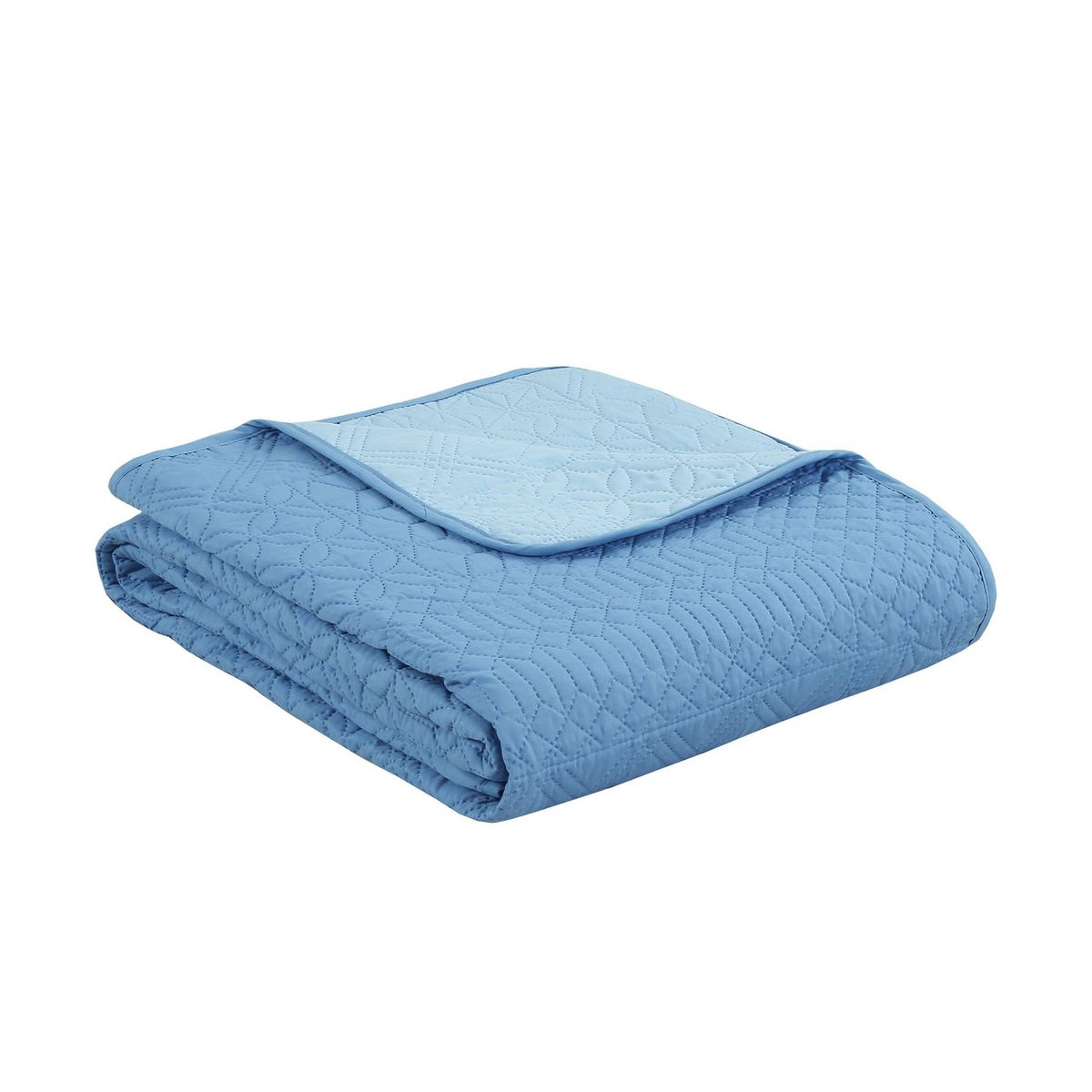 JUST HOME COLLECTION - Quilt Bicolor 1.5 Plazas Azul