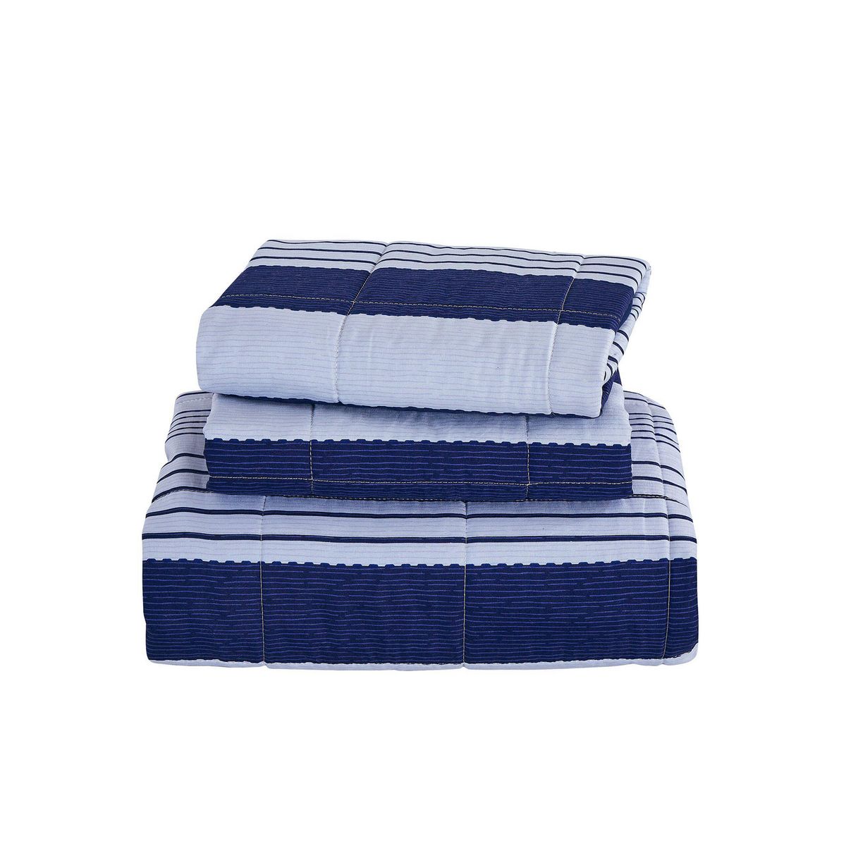 JUST HOME COLLECTION - Quilt Boho Diseno 2 Plazas Azul