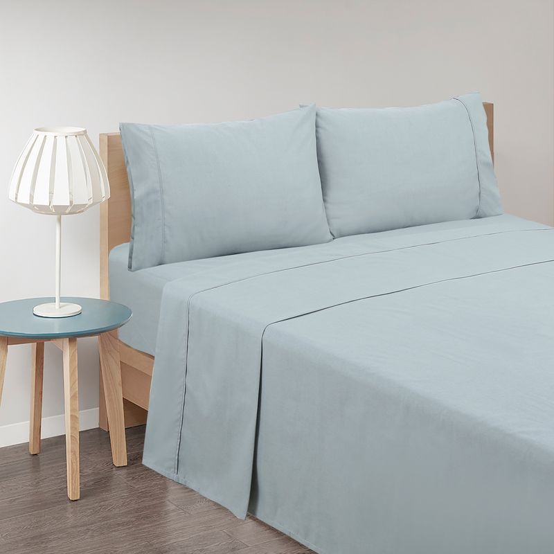 JUST HOME COLLECTION - Sábana 144 Hilos Gris King