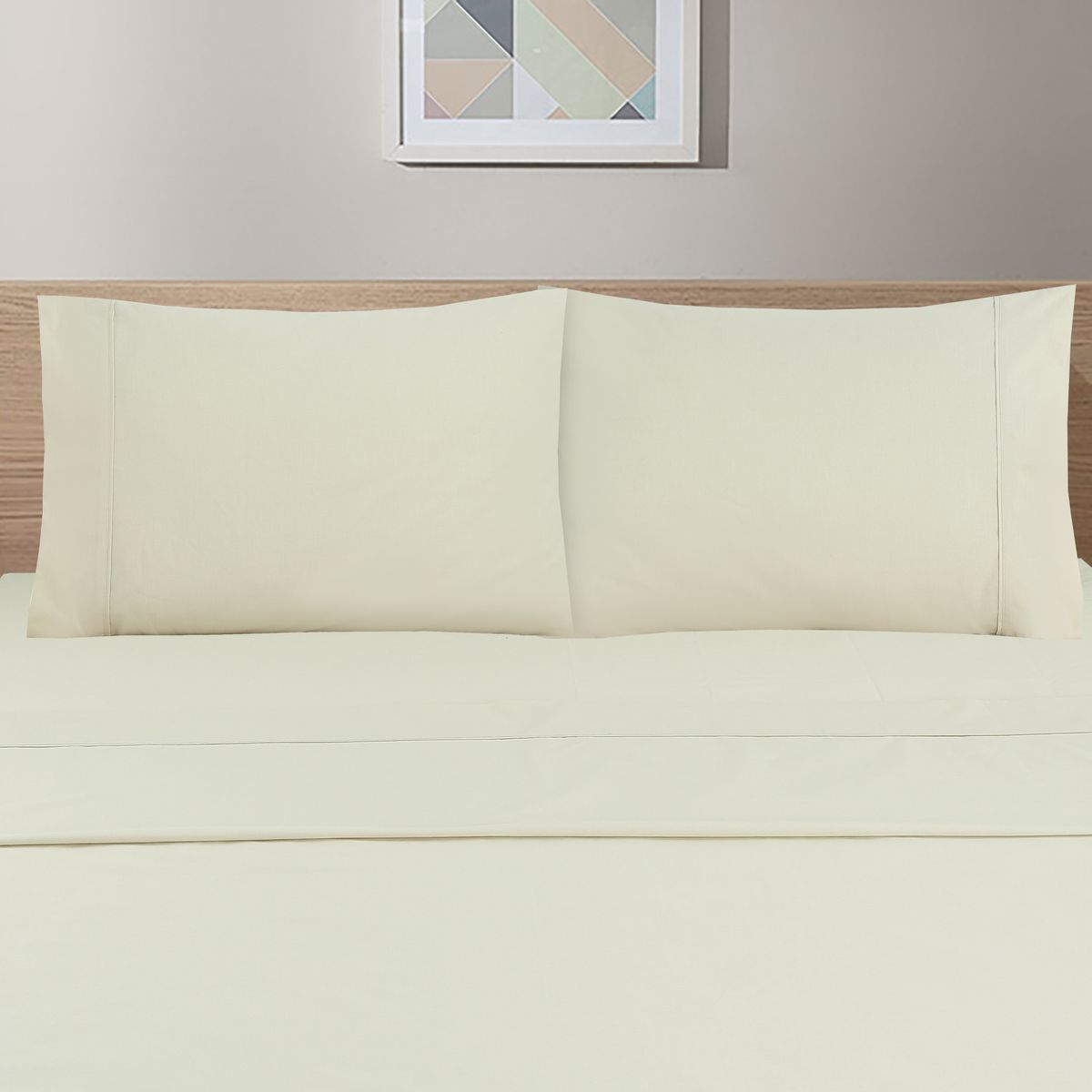 JUST HOME COLLECTION - Sábana 144 Hilos Beige KIng