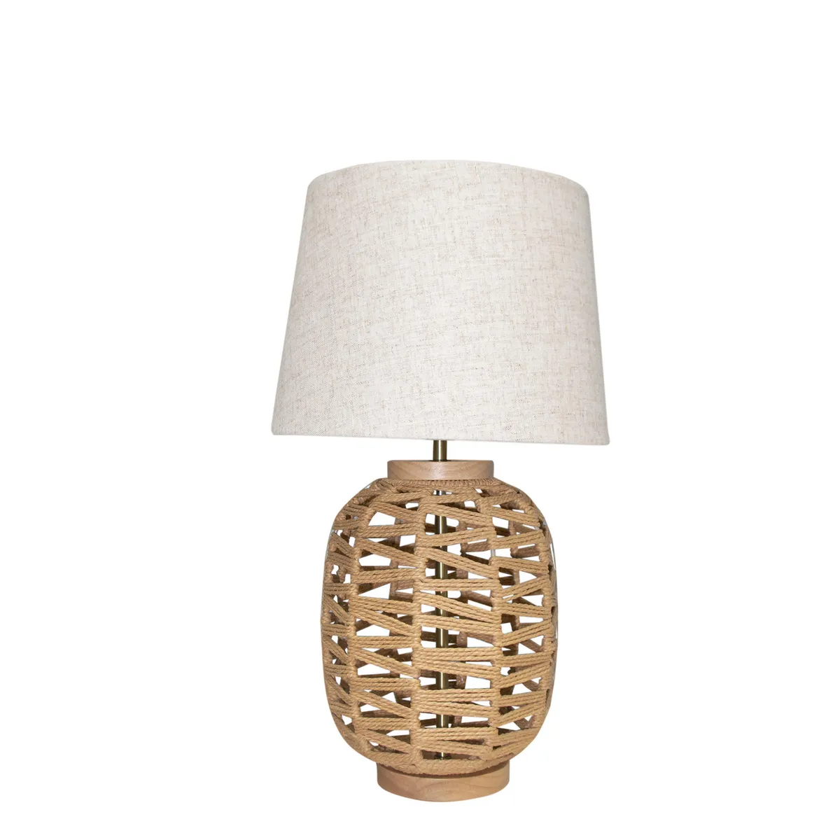 JUST HOME COLLECTION - Lámpara de Mesa Rope Beige