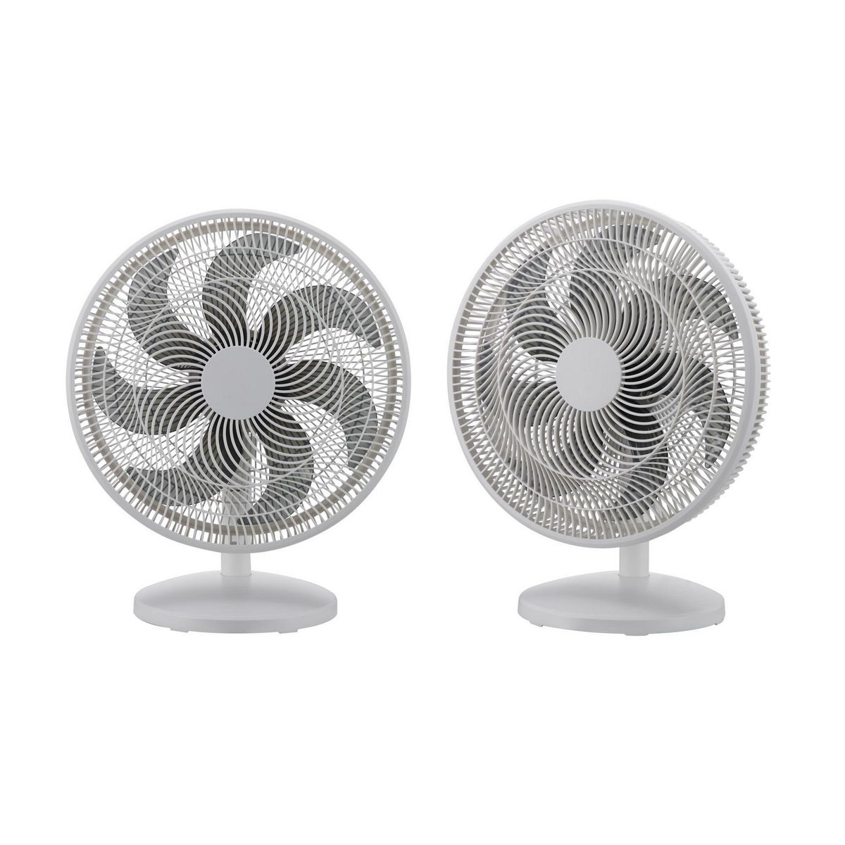 WURDEN - Ventilador De Pie 18" Plástico 3 Velocidades 50W Recco Blanco/Gris