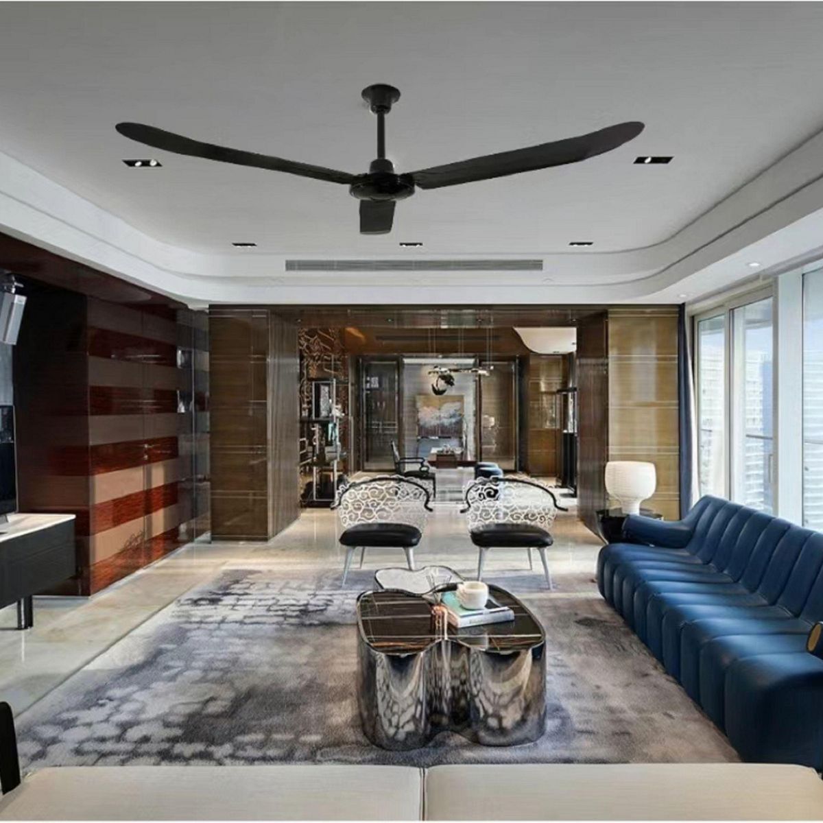 HALUX - Ventilado Industrial R 56 60 W Negro