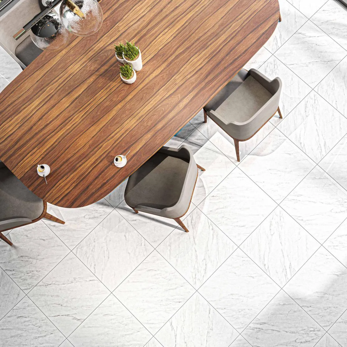 Ceramica Gris Marmol 53x53cm 2.81m2, marca HOLZTEK - Foto 2
