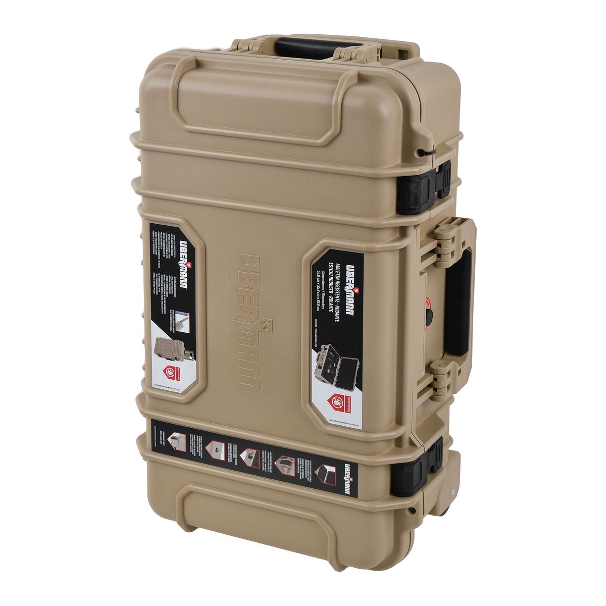 UBERMANN - Maleta Resistente Rodante 55.8x23.2x35.2cm Ubermann