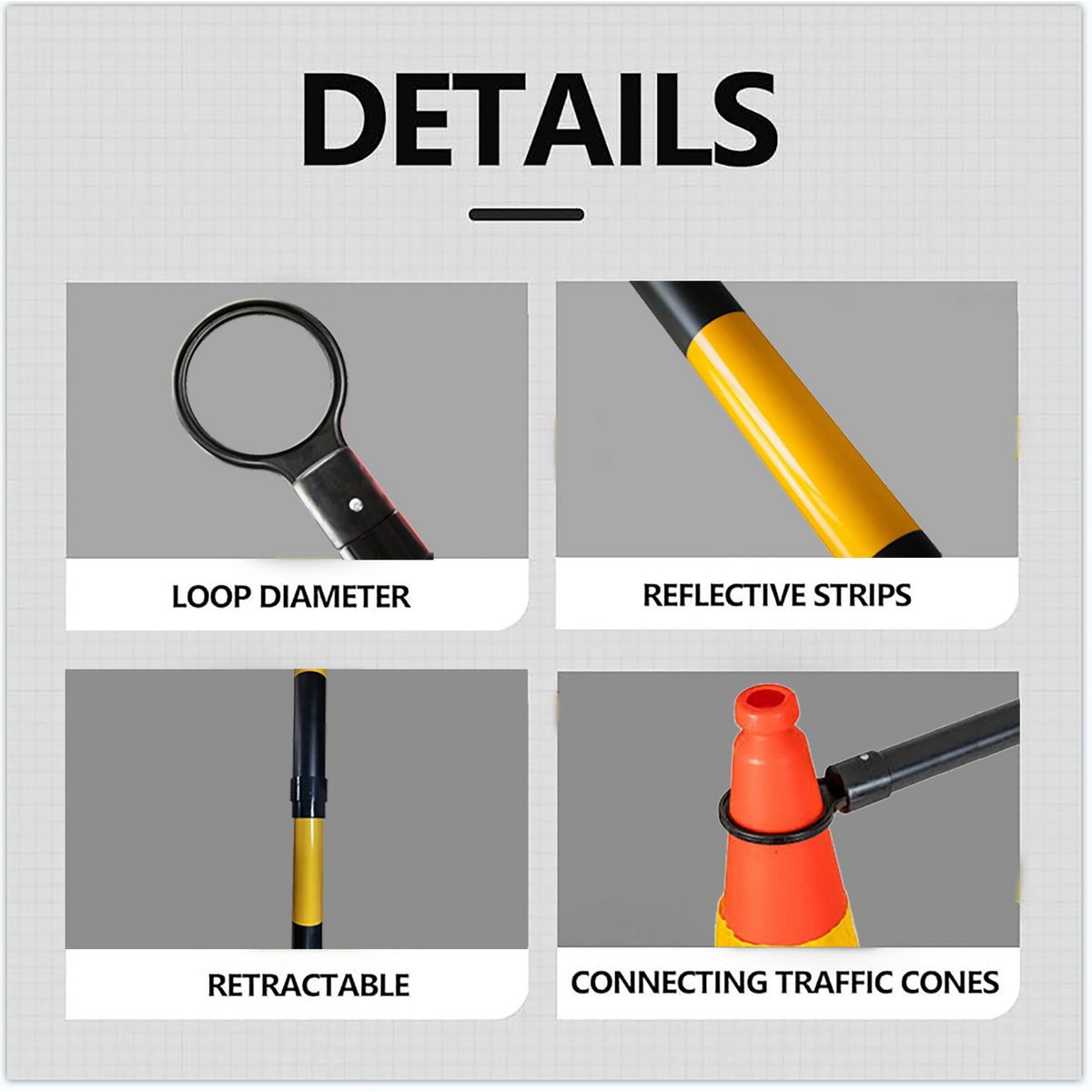 FIXSER - Barra Retráctil Cono