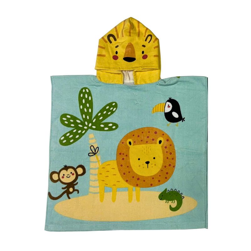 KLIMBER - Toalla Poncho León 60x120cm