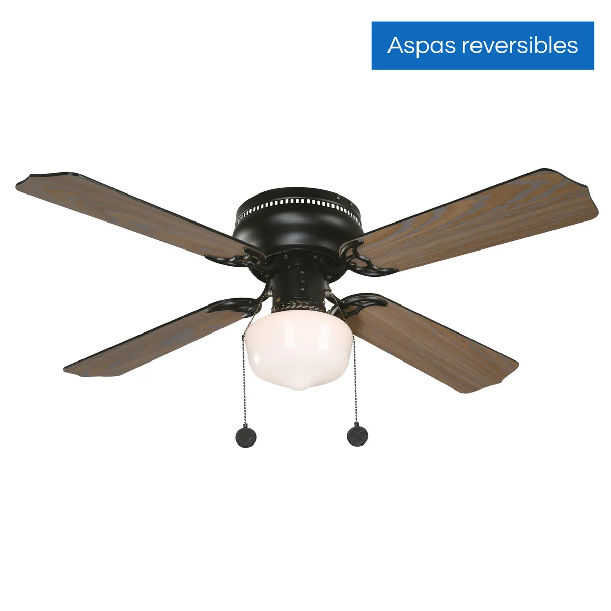 JUST HOME COLLECTION - Ventilador de Techo 4 Aspas