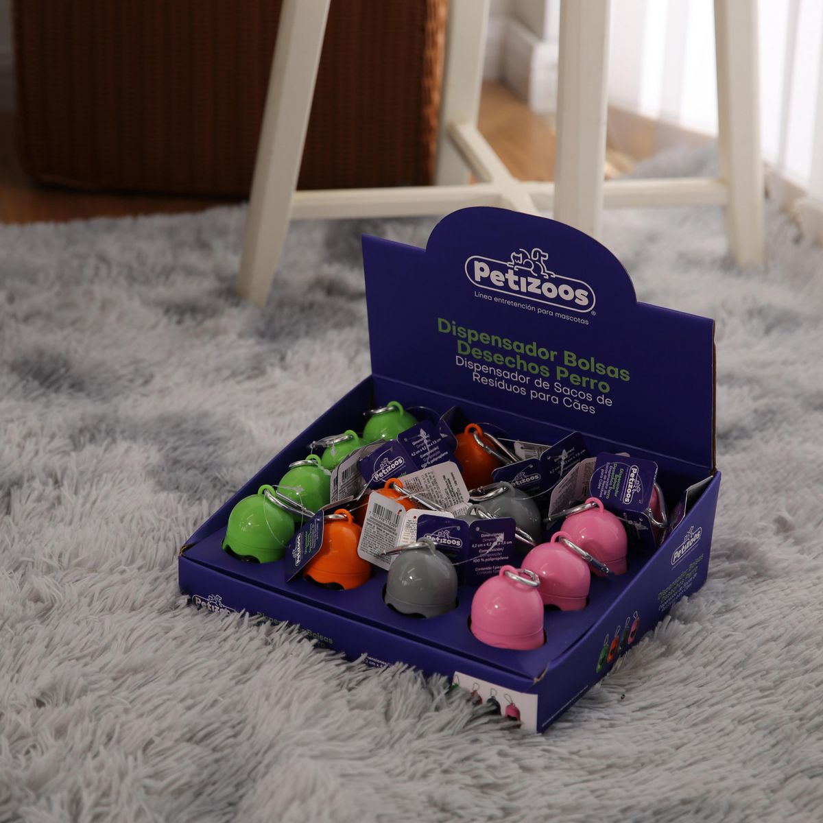 PETIZOOS - Dispensador de Bolsa de Mascotas 7.5cm