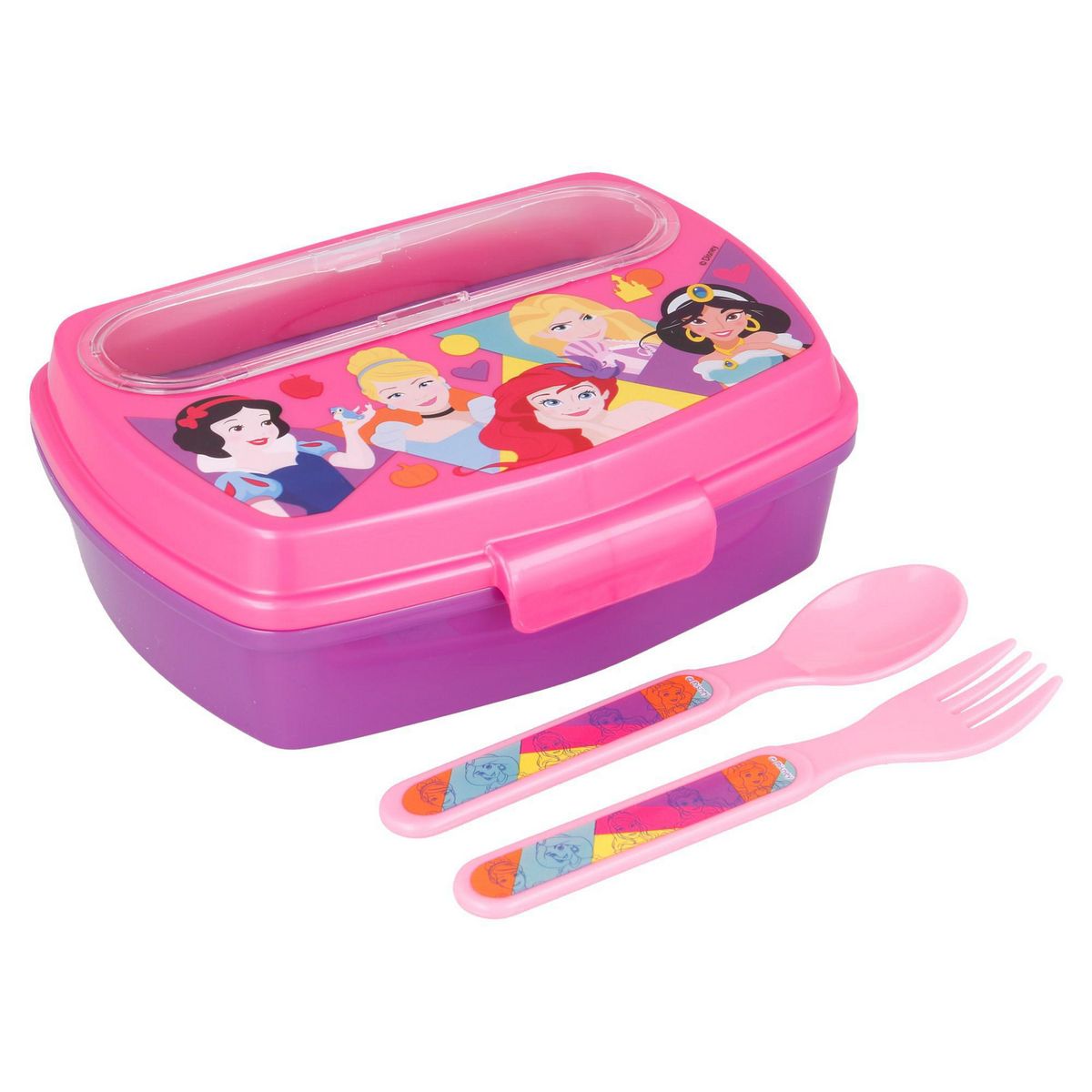 STOR - Sanguchera con Cubiertos Princesas Disney