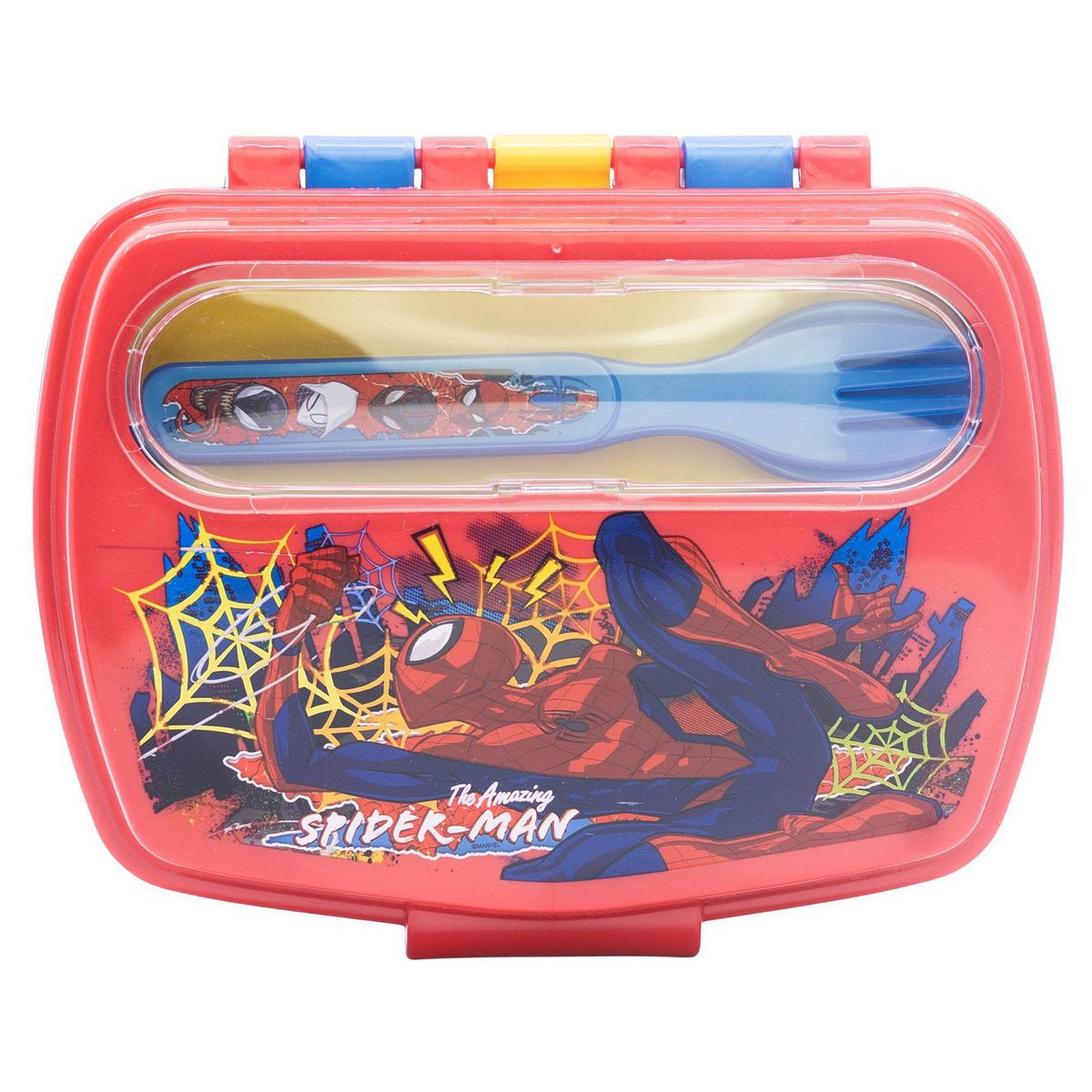 STOR - Sanguchera con Cubiertos Spider-Man