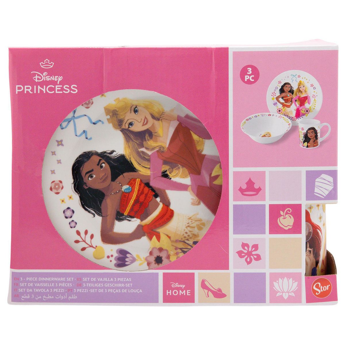 STOR - Set 3 Piezas Princess