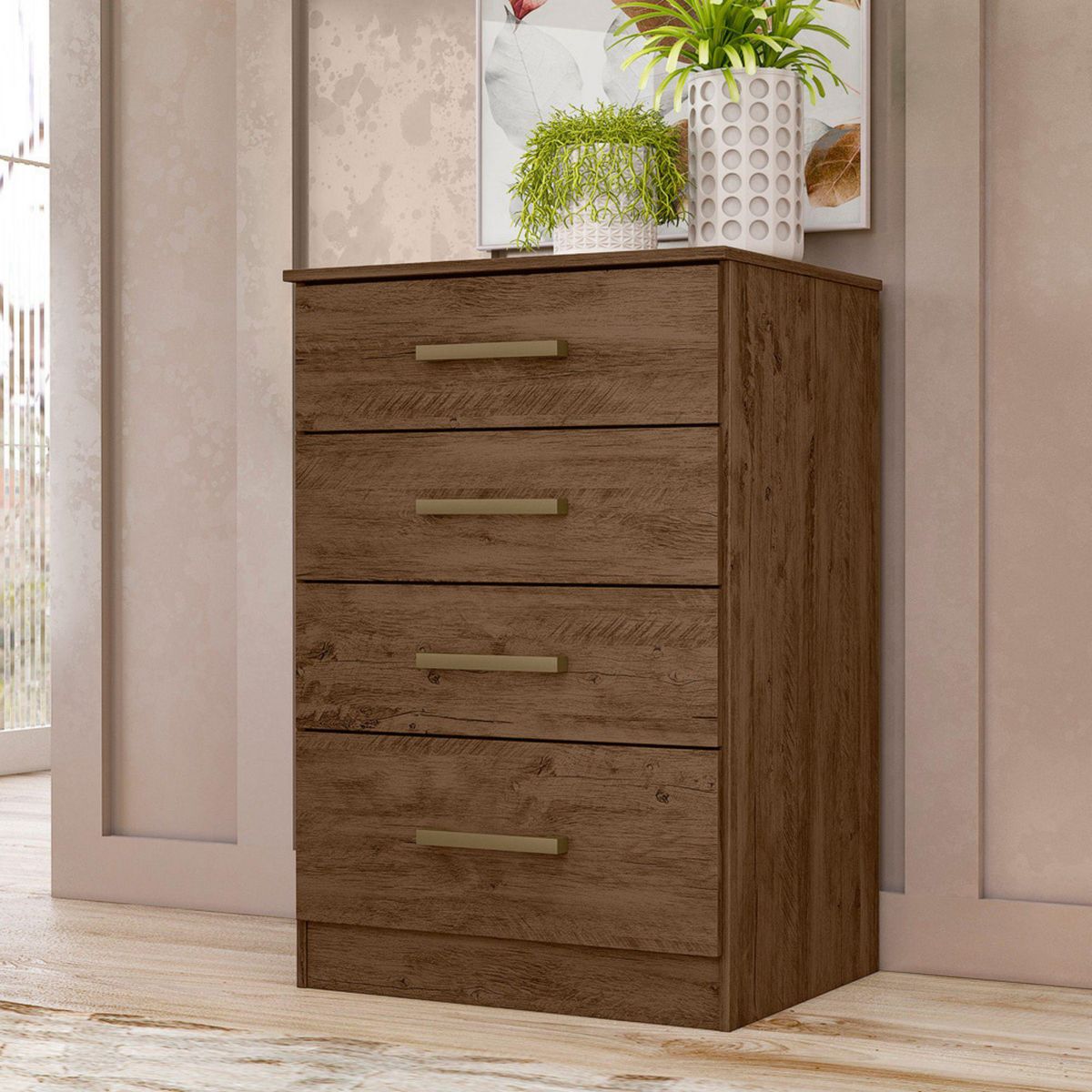 CASA BONITA - Cómoda Lima 4 Cajones