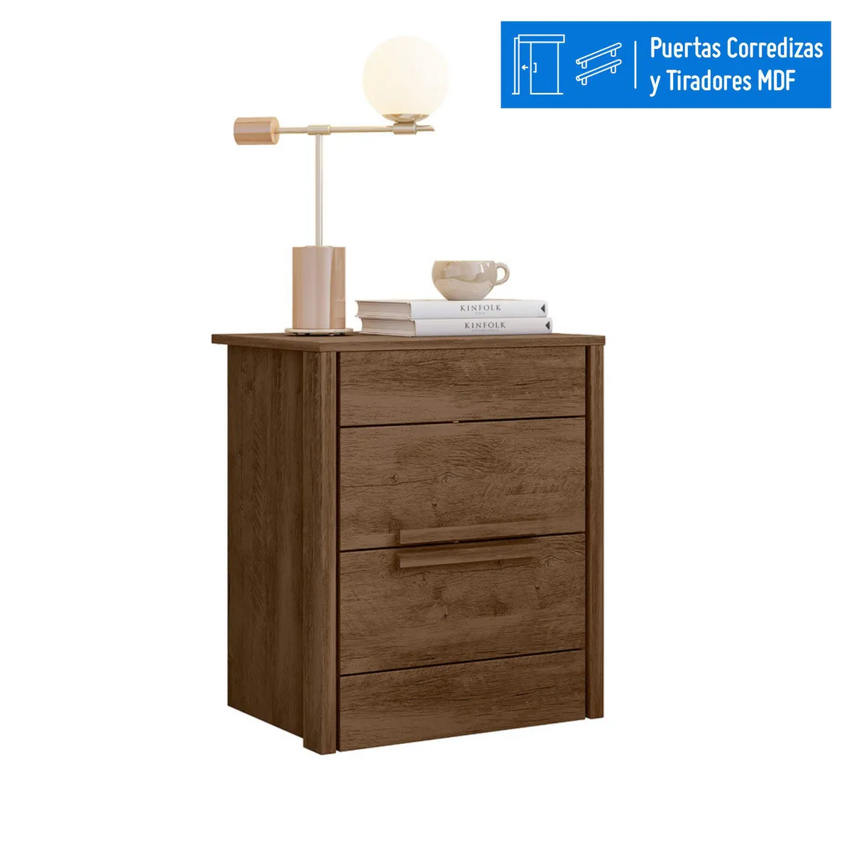 CASA BONITA - Velador 2 Cajones Paris