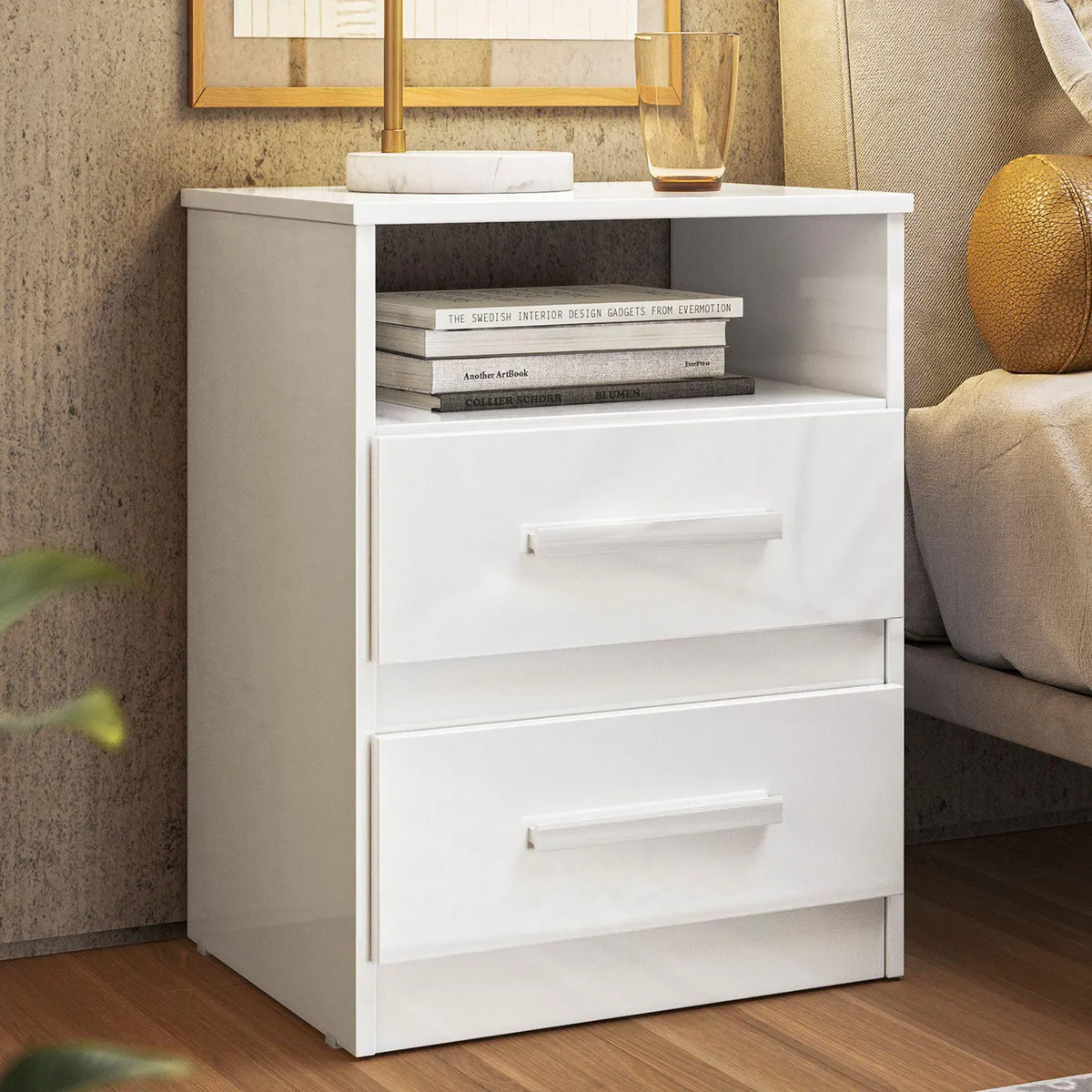 CASA BONITA - Velador 2 Cajones Lima