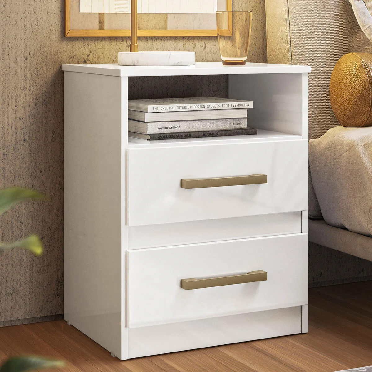 CASA BONITA - Velador 2 Cajones Lima