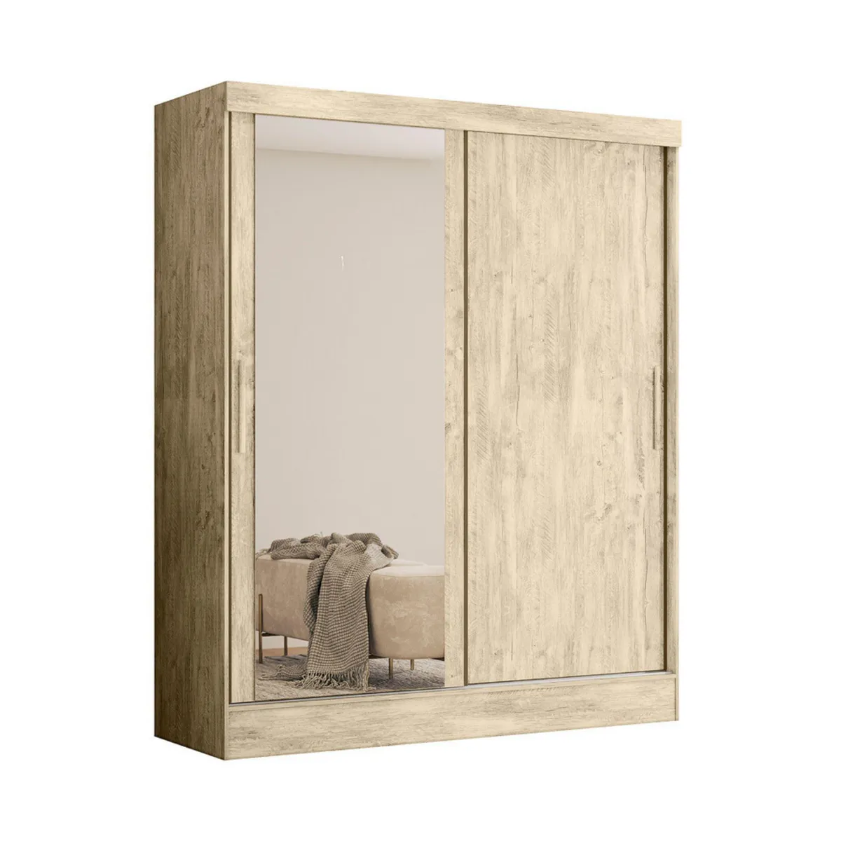 CASA BONITA - Ropero 2 Puertas 2 Cajones Paris