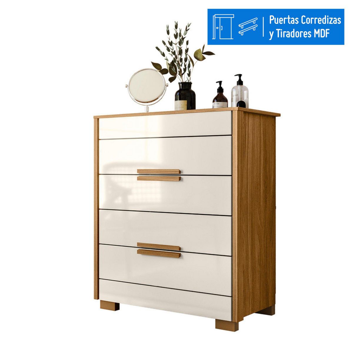 CASA BONITA - Cómoda Paris 4 Cajones