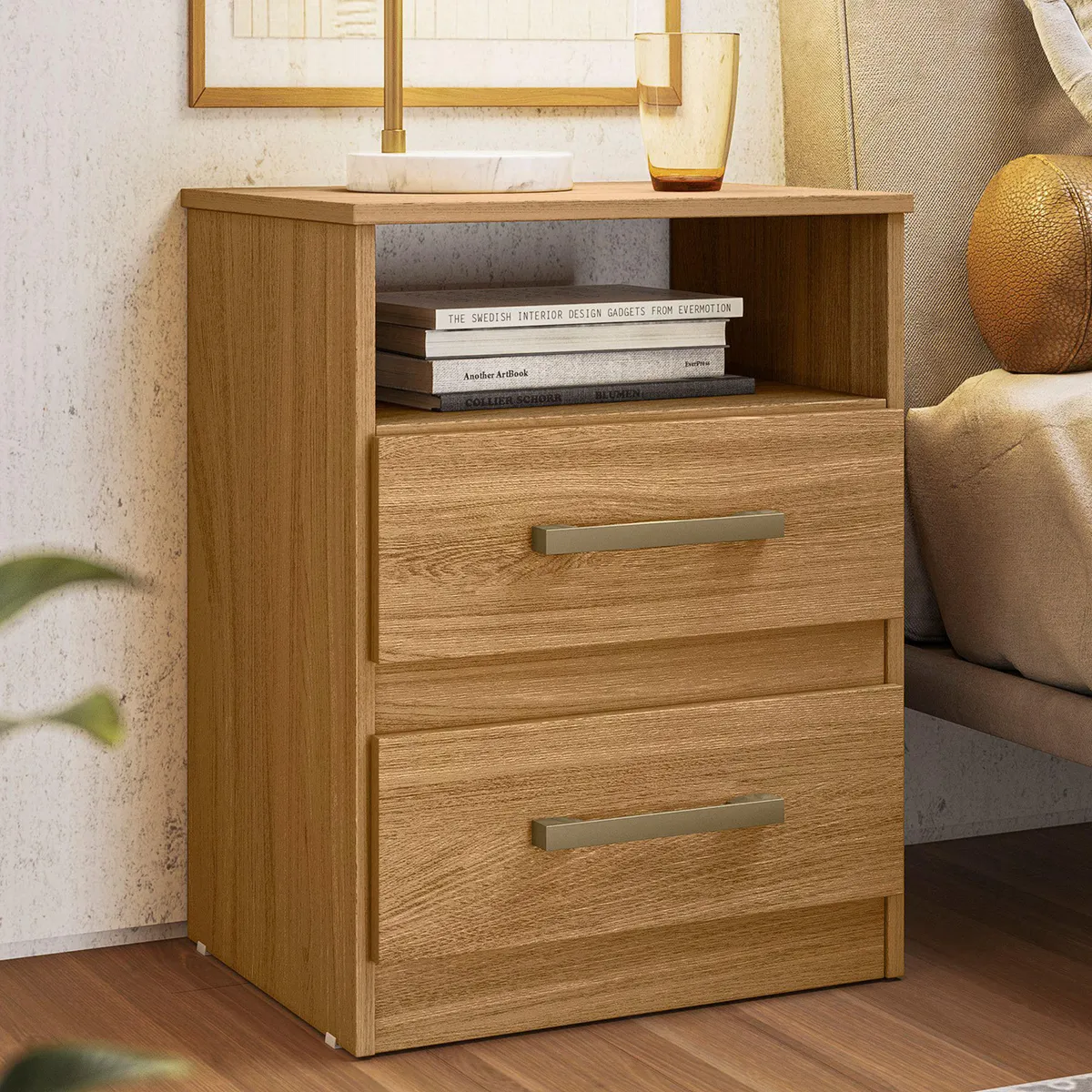 CASA BONITA - Velador 2 Cajones Lima