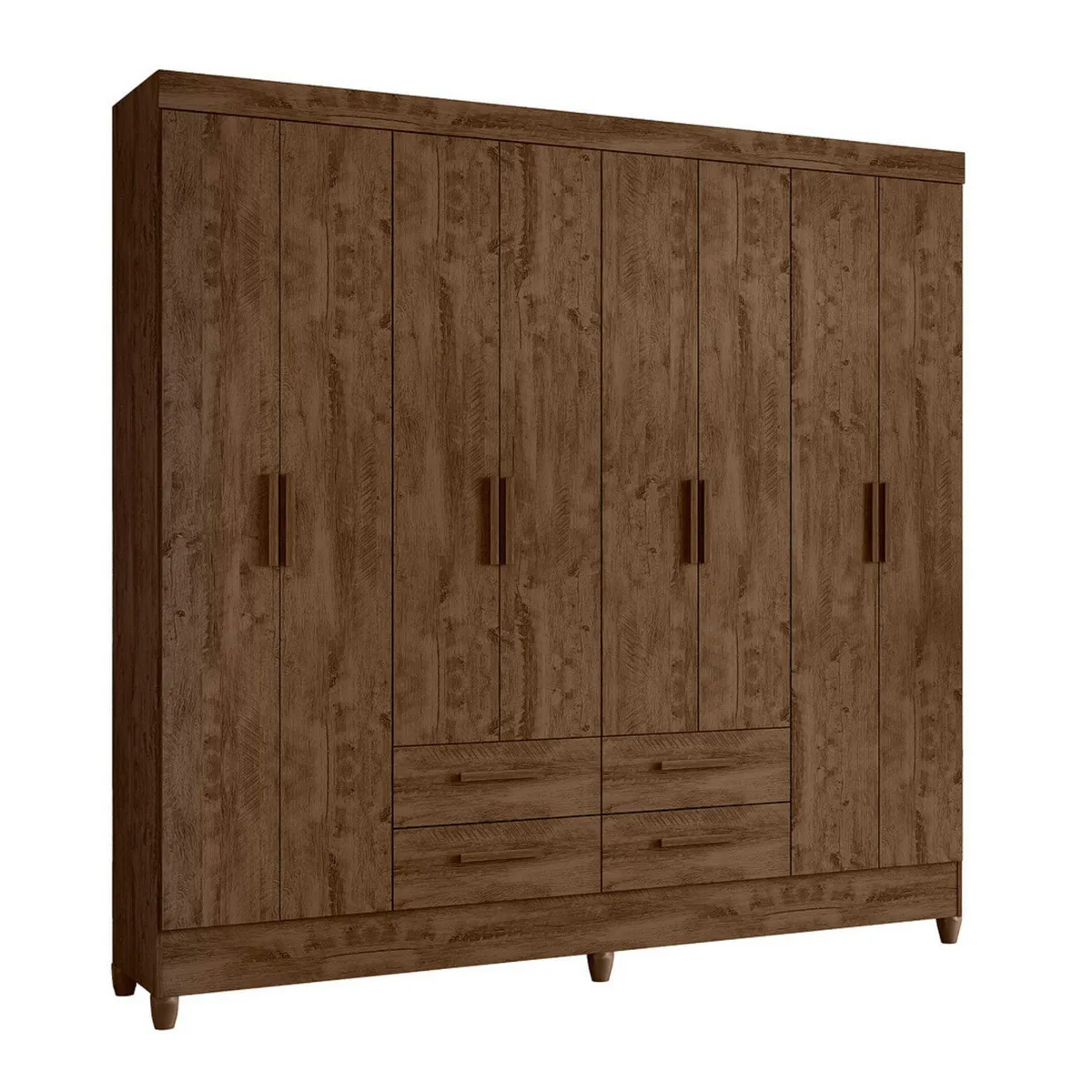 CASA BONITA - Ropero 8 Puertas 4 Cajones Florida