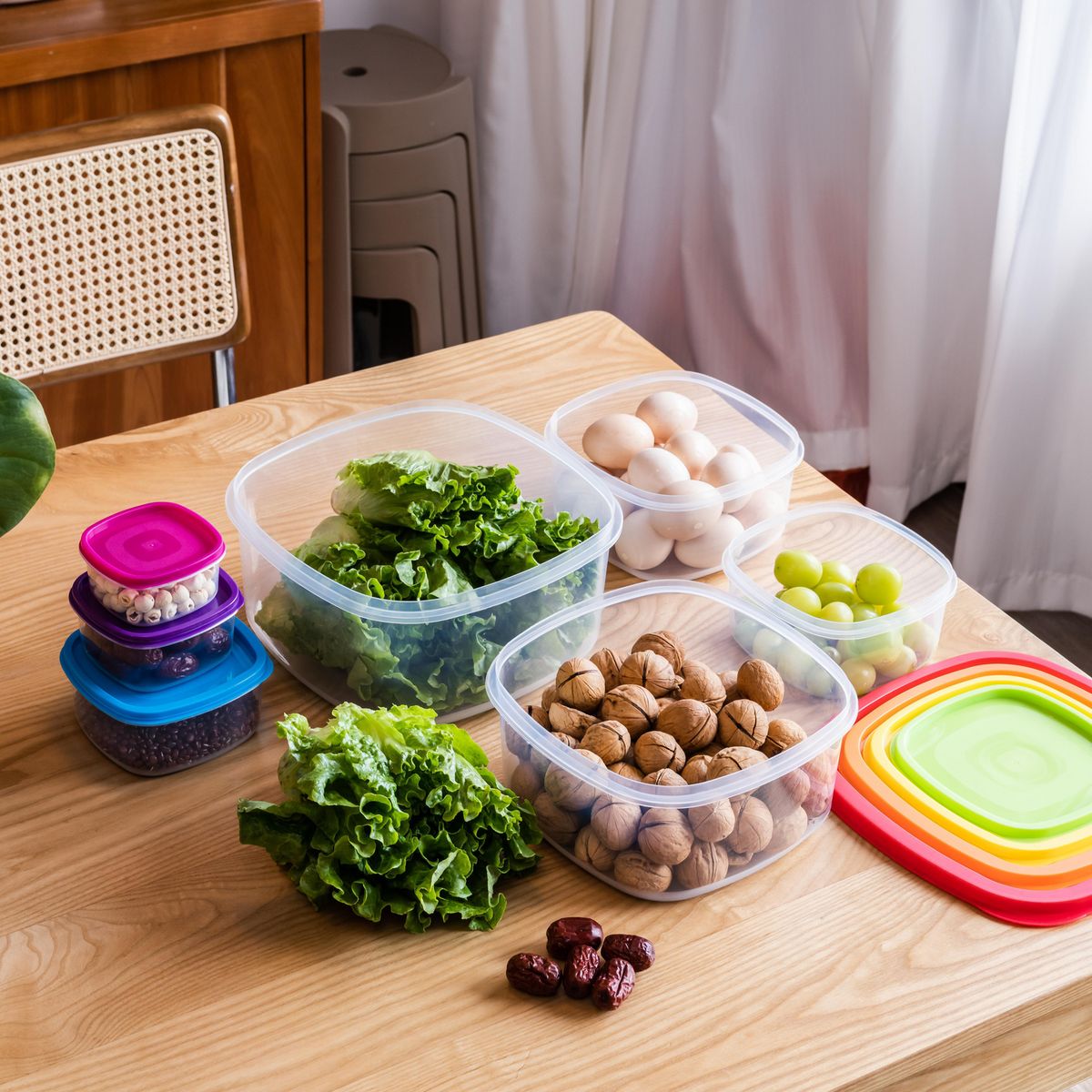 CASA BONITA - Set de Tápers de plástico x14 piezas