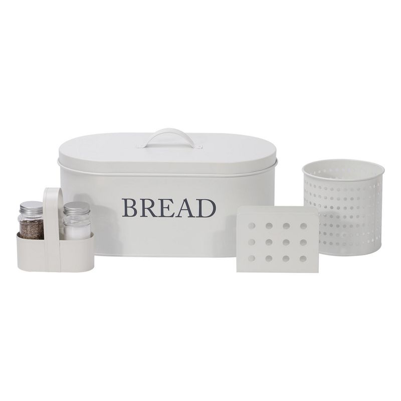 JUST HOME COLLECTION - Set 4 Organizadores de Cocina Blanco
