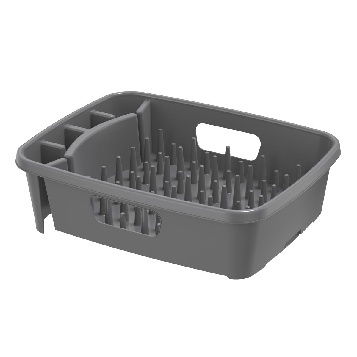 JUST HOME COLLECTION - Secaplato Plástico Gris 34x43x12.6cm