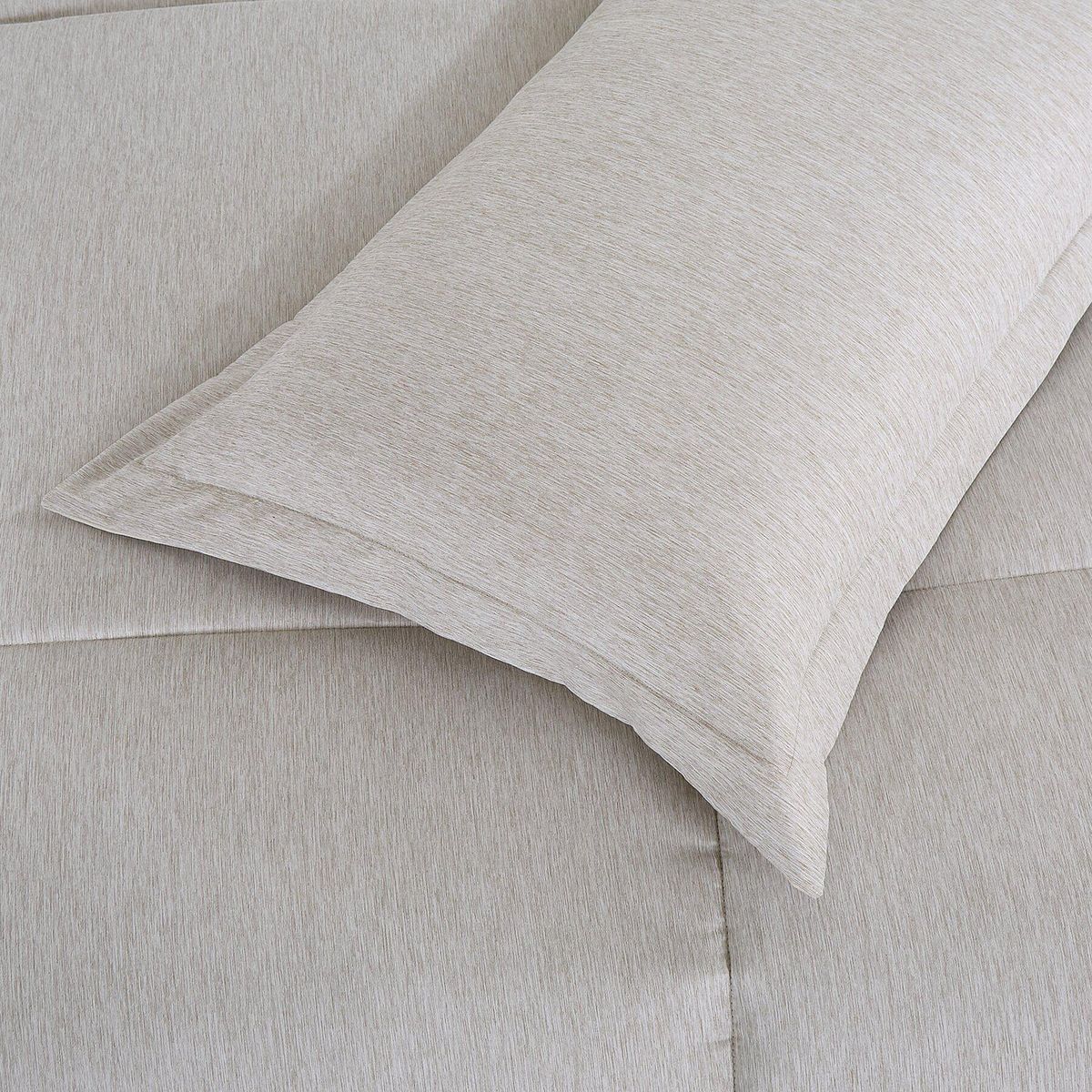 JUST HOME COLLECTION - Edredón Cationic 2 Plazas Beige