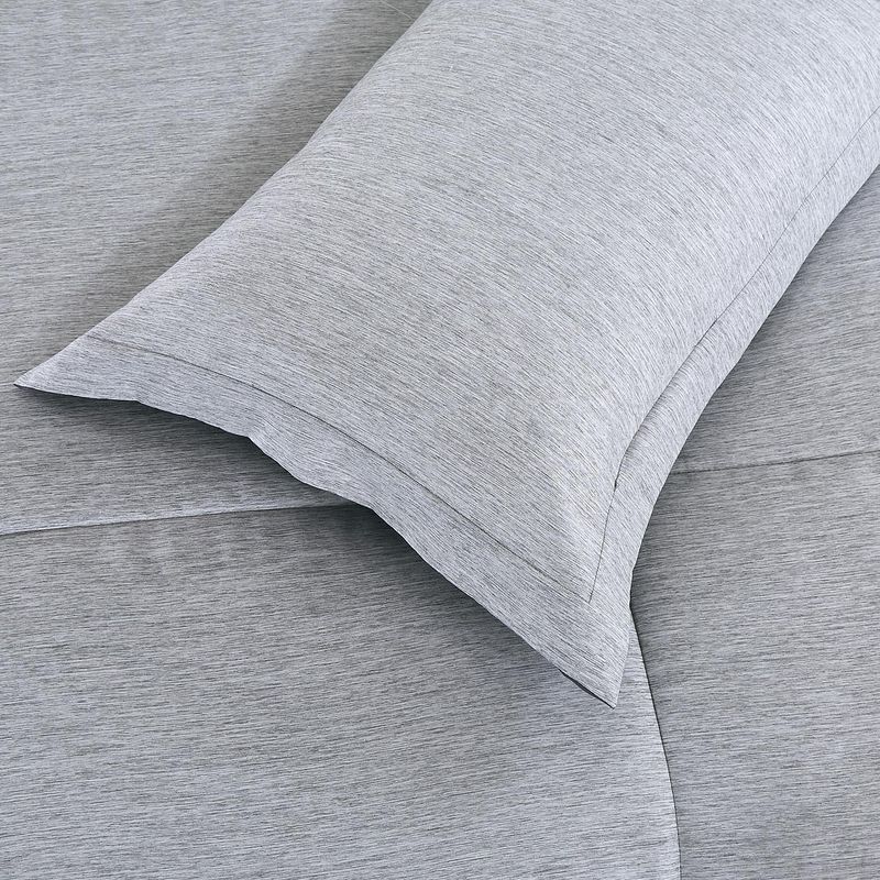 JUST HOME COLLECTION - Edredón Cationic Queen Gris