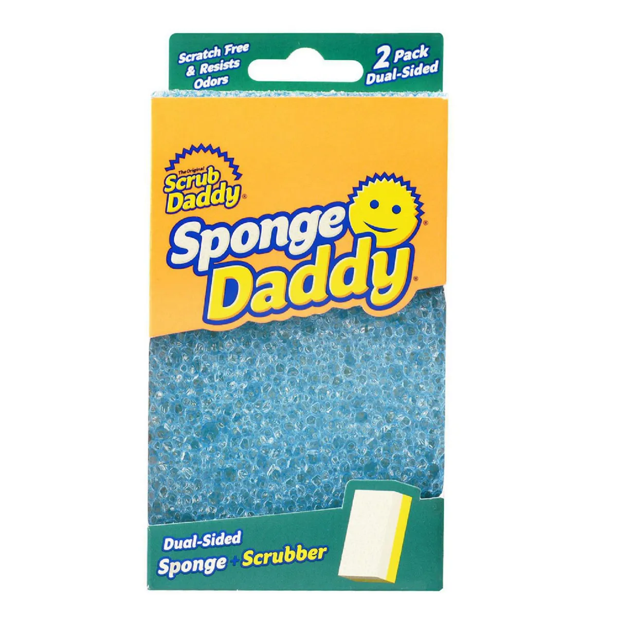 SCRUB DADDY - Esponja Limpia Platos Scrub Daddy 2 Piezas