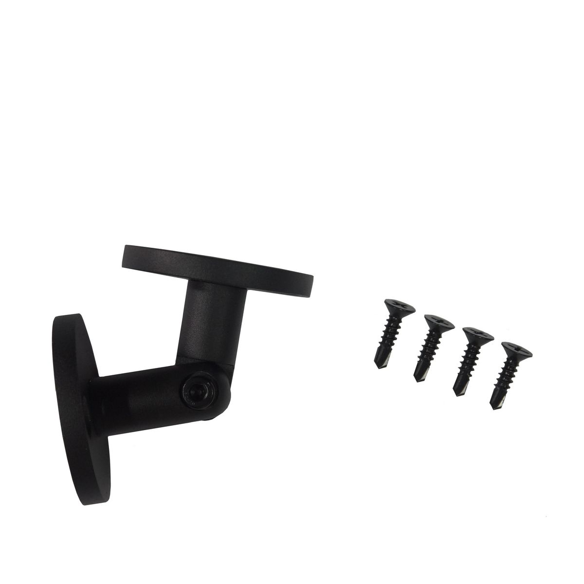 HOLZTEK - Codo Ajustable Pasamano Aluminio Negro