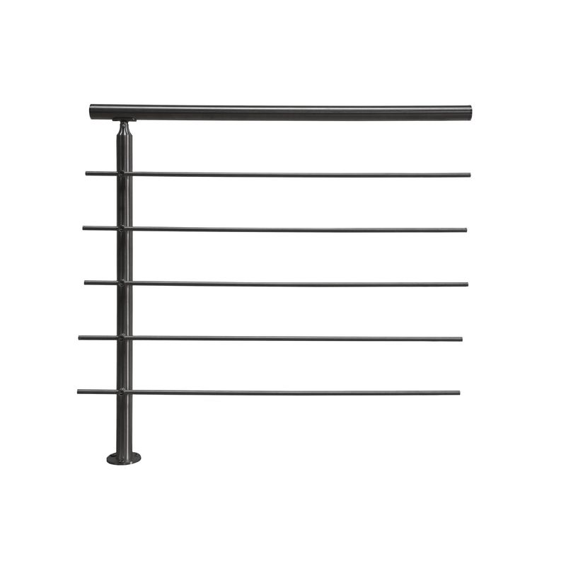HOLZTEK - Baranda de Acero Inoxidable 1 Poste 1m