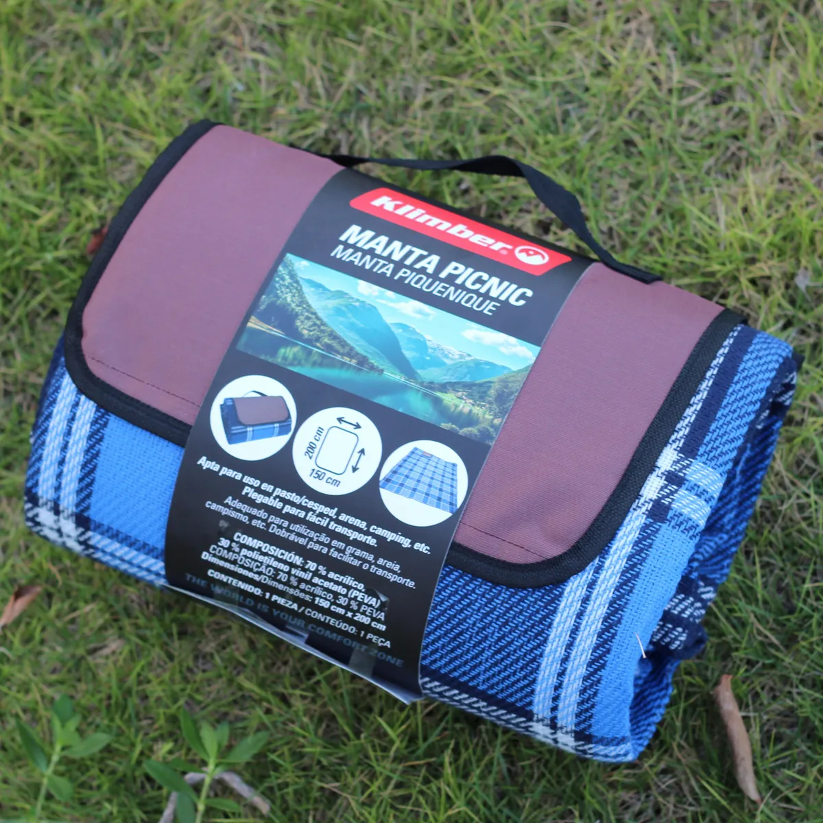 KLIMBER - Manta de Picnic 150x200cm
