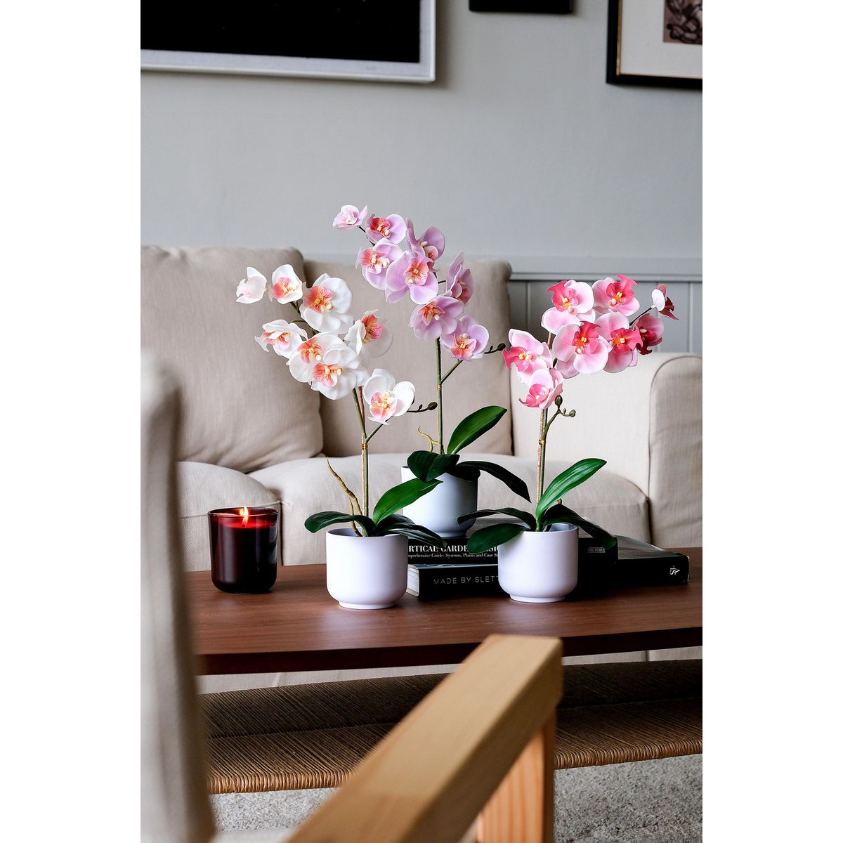 JUST HOME COLLECTION - Planta Artificial Orquídea