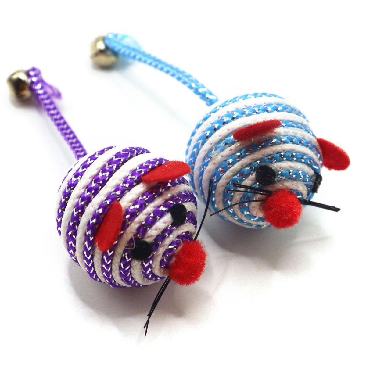 PETIZOOS - Juguete Ratones Cascabel 2 Unidades