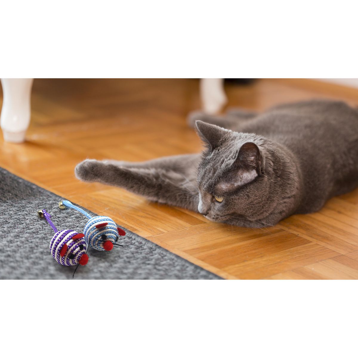 PETIZOOS - Juguete Ratones Cascabel 2 Unidades