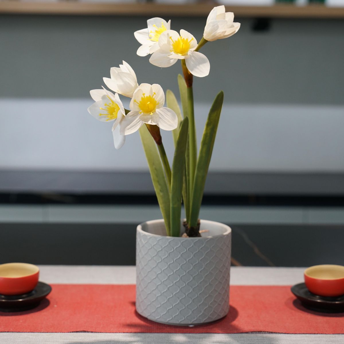 JUST HOME COLLECTION - Maceta Cerámica Olas 12cm