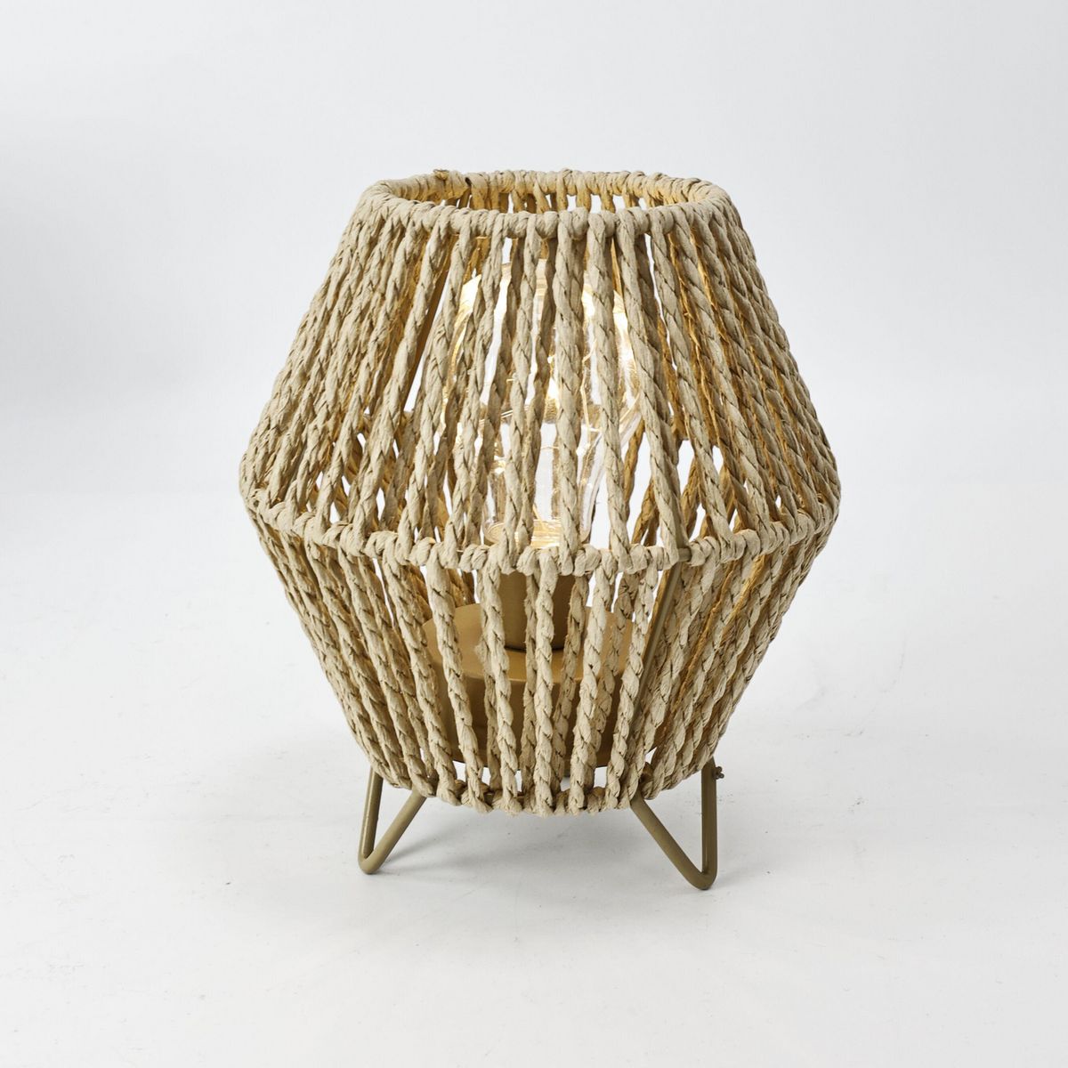 JUST HOME COLLECTION - Farol de Mesa Cuerdas 18cm