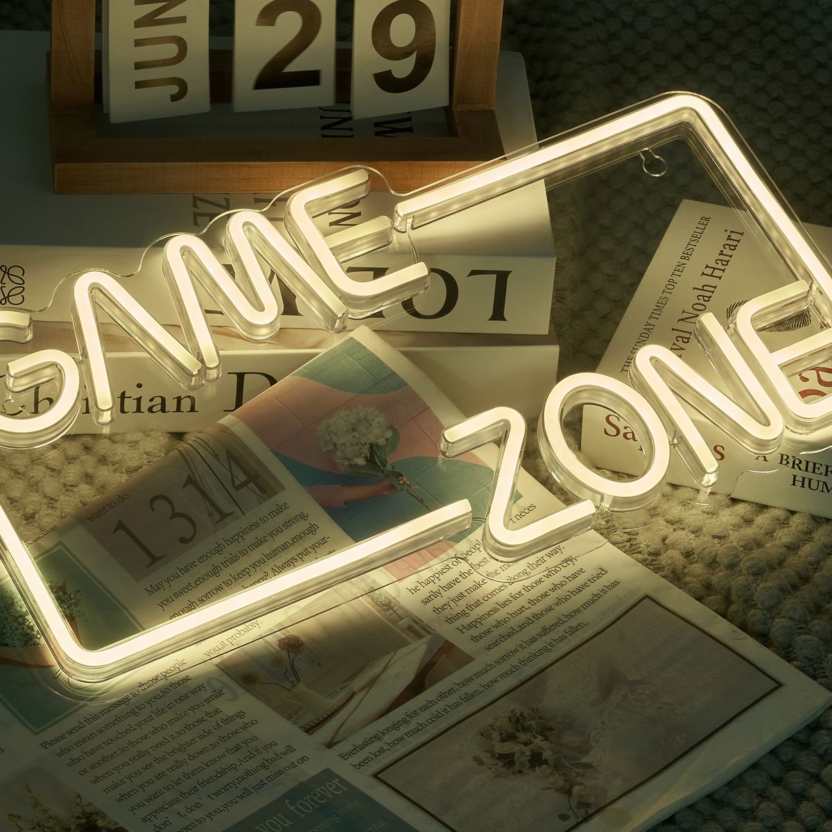 JUST HOME COLLECTION - Lámpara LED Neón Gamezone