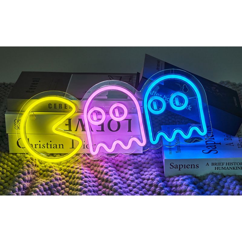 JUST HOME COLLECTION - Lámpara LED Neón Ghosts