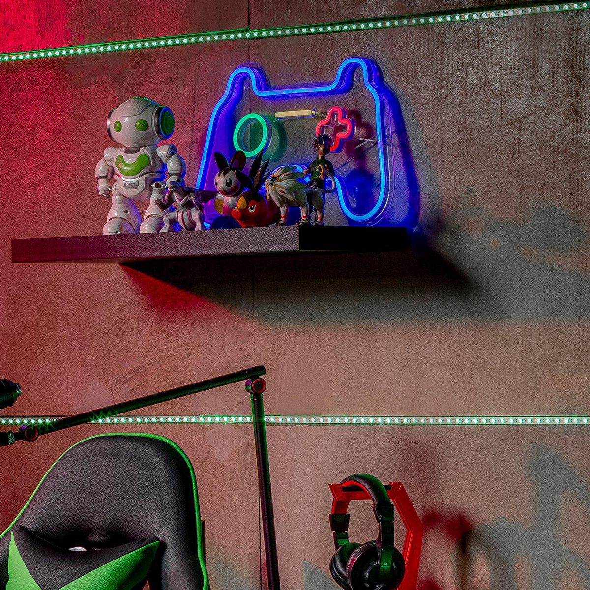 JUST HOME COLLECTION - Lámpara LED Neón Gamepad
