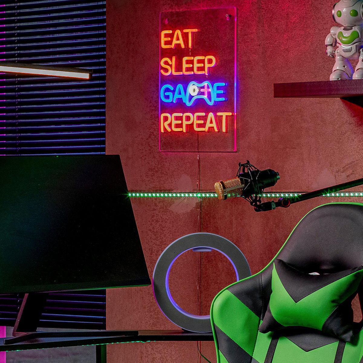 JUST HOME COLLECTION - Lámpara LED Neón Gamer
