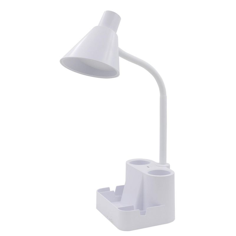 JUST HOME COLLECTION - Lámpara de Escritorio LED Beja Blanco