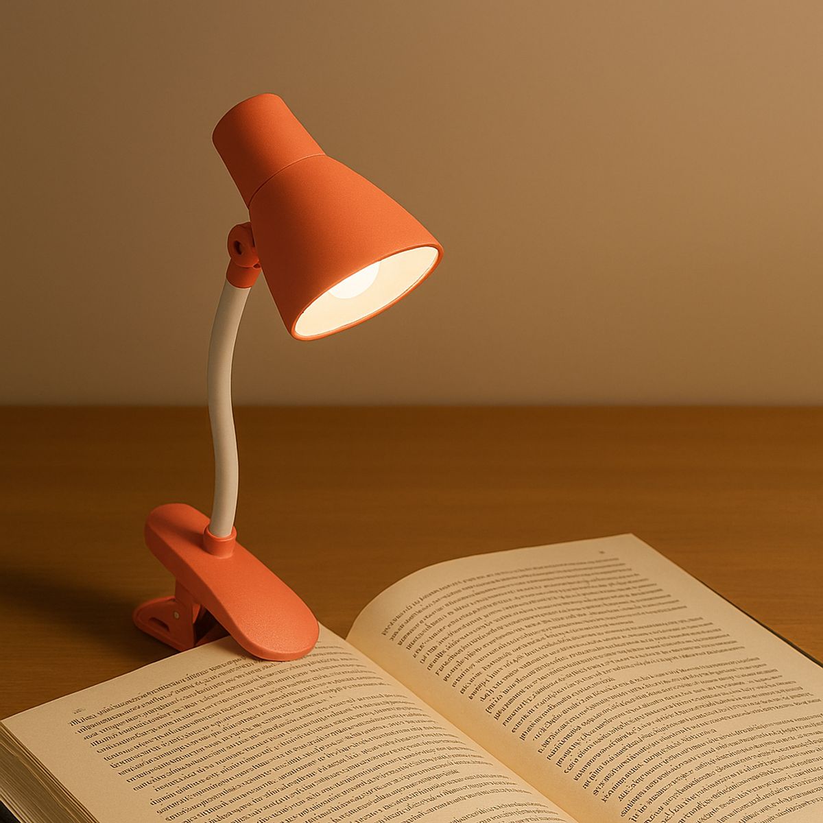 JUST HOME COLLECTION - Lámpara de Escritorio Rojo